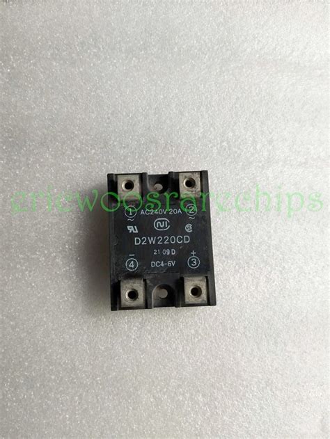 D2w220cd Ac240v Solid State Relay 20a Dc4 6vrelays Aliexpress