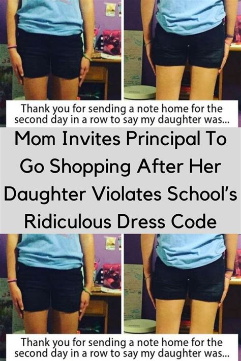 mom invites principal to go shopping after her daughter violates school s ridiculous dress code