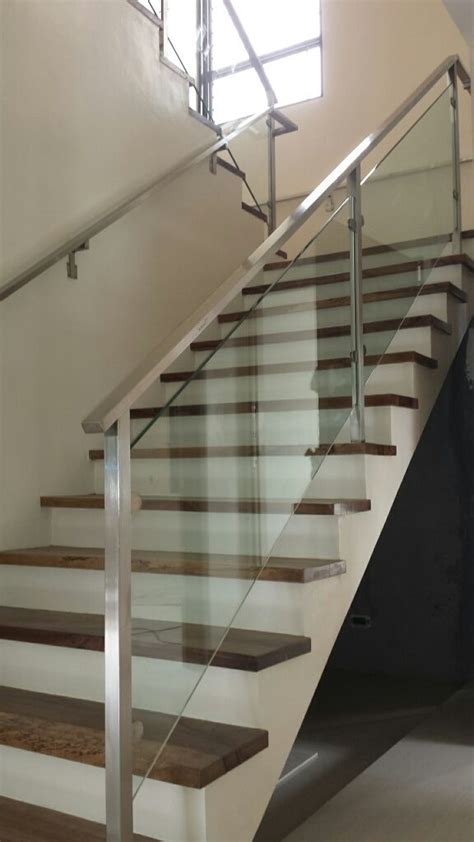 Glass Stair Railing At Better Living Paranaque Philippines By Cavitetrail Enterprise