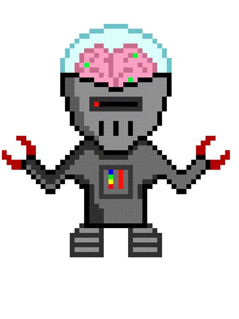 Pixel Art Robot Pixel Art