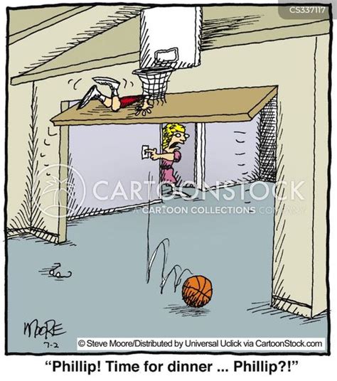 Basketball Hoops Cartoons And Comics Funny Pictures From Cartoonstock