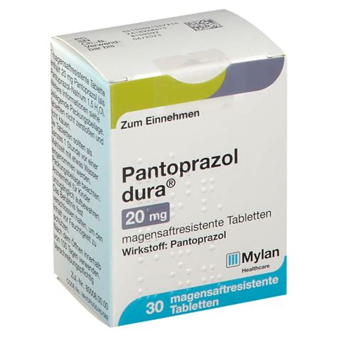 Pantoprazol Dura® Tabletten 20 Mg 30 St Shop