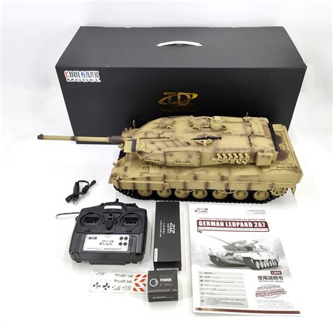 Coolbank Model Leopard A G Rc Main Battle Tank Smoke Sound