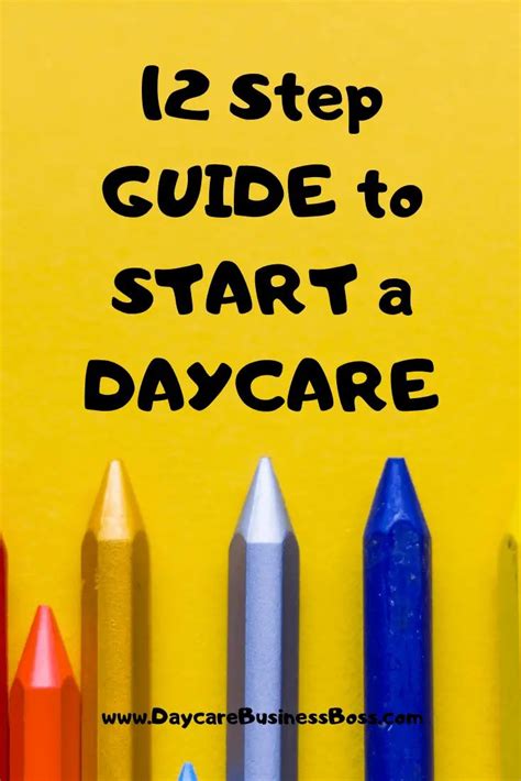 12 Step Guide To Start A Daycare Daycare Business Boss Starting A