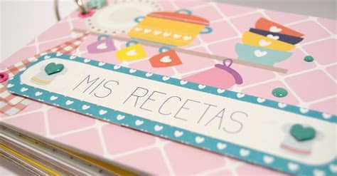 % * cotidiana y festiva. Cómo hacer un recetario paso a paso | Scrap diseñado en España