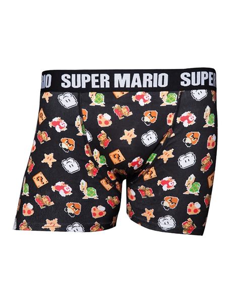 Buy Official Super Mario Mens Underwear Boxers S Game