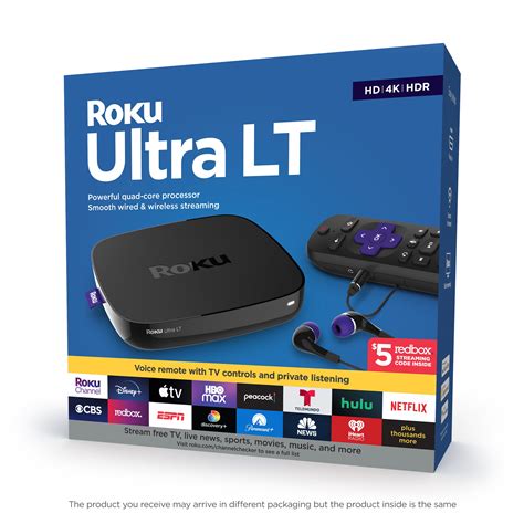 Roku Ultra Lt 2019 Hd4khdr Streaming Device With Ethernet Port And