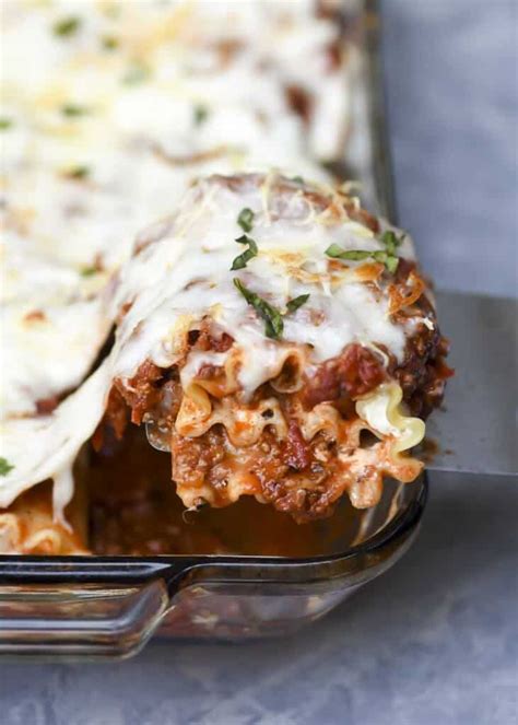 Meaty Lasagna Roll Ups Valeries Kitchen