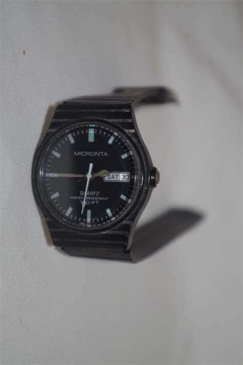 Vintage Micronta Radio Shack Watch Quartz Watch Resistant 150ft Runs EBay