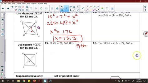 The exam will cover units 3, 4, and 5 of the honors geometry . Geometry- Final Exam Review 5 - YouTube