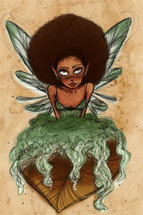 Woodland Fairy Green Brown Nymph Pixie Aesthetic Print Etsy Finland