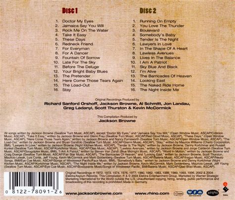 Very Best Of Jackson Browne Jackson Browne Cd Album Muziek Bol
