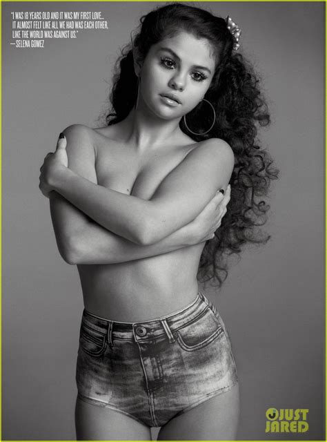 Selena Gomez Goes Topless For V Magazine Photo Magazine Selena Gomez Topless