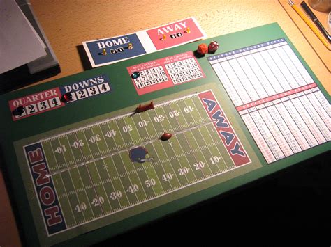 Footballand Other Important Things Self Made Football Board Game