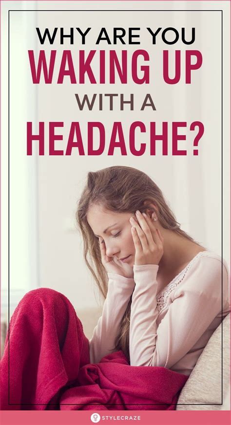 6 Reasons Youre Waking Up With A Headache In 2021 Headache How To