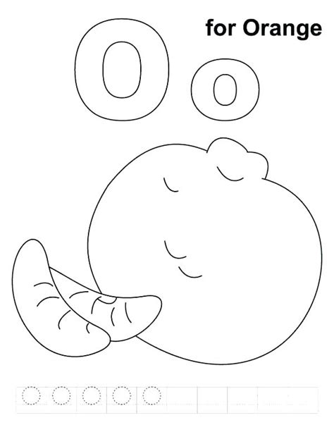 Letter O Coloring Pages At Getdrawings Free Download