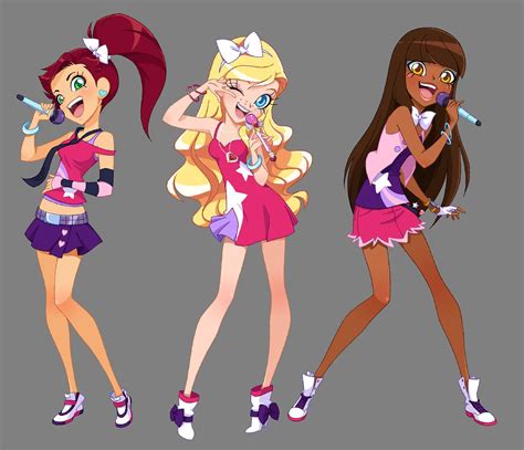 Team Lolirock Concert Outfits Revolution Cute Anime Character