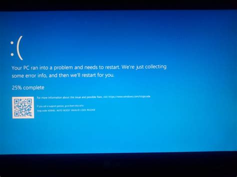 Blue Screen Error In Windows 10