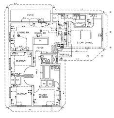 Based on the basic floor plan structure, a house wiring diagram is supposed to add more than just electrical symbols. Electrical symbols are used on home electrical wiring plans in order to show the… | Electrical ...