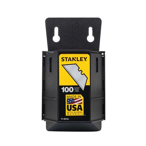 Stanley 11 921a 1992 Heavy Duty 100 Pack Utility Blades With Dispenser