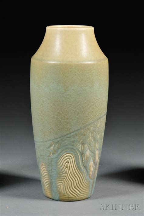 Three Rookwood Pottery Vases 2603b 99 Skinner Auctioneers