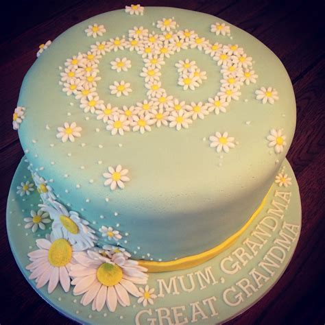 80th Birthday Cake Daisies 80th Birthday Cake Cake Birthday Cake