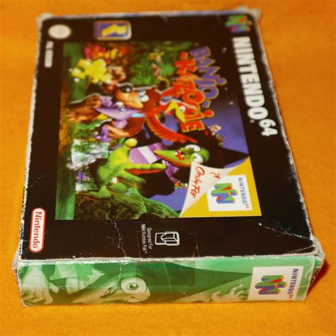 Vintage 1998 90s Nintendo 64 N64 Banjo Kazooie Cartridge Video Etsy