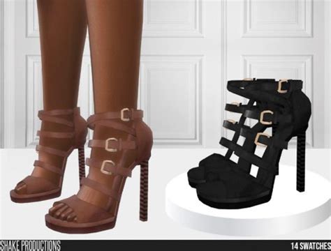 Over Knee High Heel Boots The Sims 4 Catalog