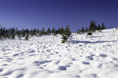 Free Picture Snow Winter Cold Mountain Hill Landscape Ice Sky