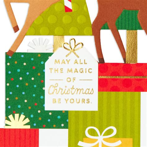 May The Magic Of Christmas Be Yours Christmas Card Greeting Cards