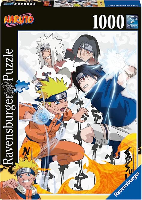 Ravensburger Puzzle Naruto Vs Sasuke 17449 Naruto Jigsaw Puzzle 1000
