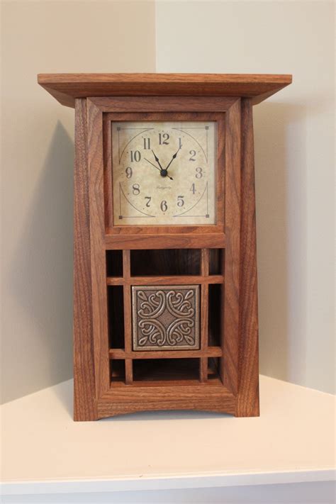 Craftsman Mission Style Mantle Clock