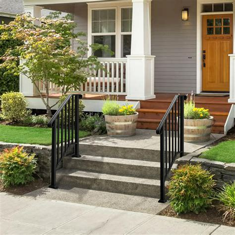 Salonmore Handrail Picket 2 Fits 2 Or 3 Steps Matte Black Stair Rail