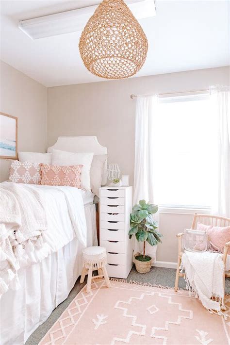 Create A Boho Chic Dorm Room — Jenny Reimold Chic Dorm Room Dorm Room Styles College Dorm