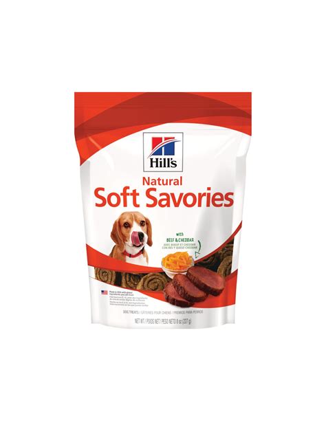Hills Natural Soft Savories Beef And Cheddar Dog Treats