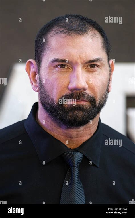 Actor And Wwe Performer Dave Batista Attends The European Premiere Of
