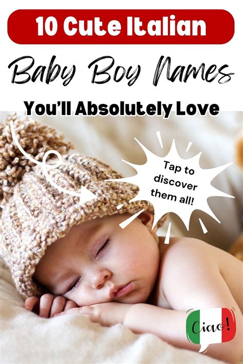 10 Cute Italian Baby Boy Names Youll Love And Their Meanings Daily