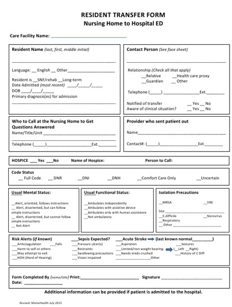 Hospital Bills Form Fill Online Printable Fillable Blank Fill Free