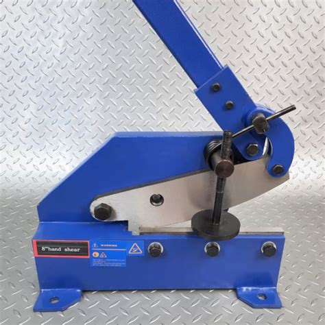Manual Hand Shear Metex Quality 200mm Bench Mounted Metal Guillotine
