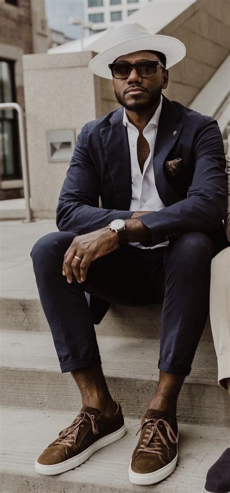 Pin By Ugo On The Gentleman Lookbook Black Men Fashion Swag Smart