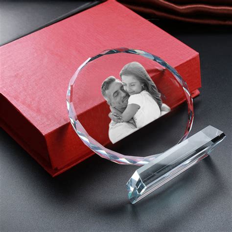 Custom Photo 3d Crystal 3d Laser Engraved Crystal With Your Photo