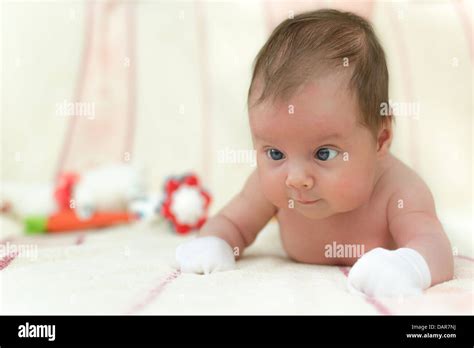 Child Lying On Her Tummy Hi Res Stock Photography And Images Alamy