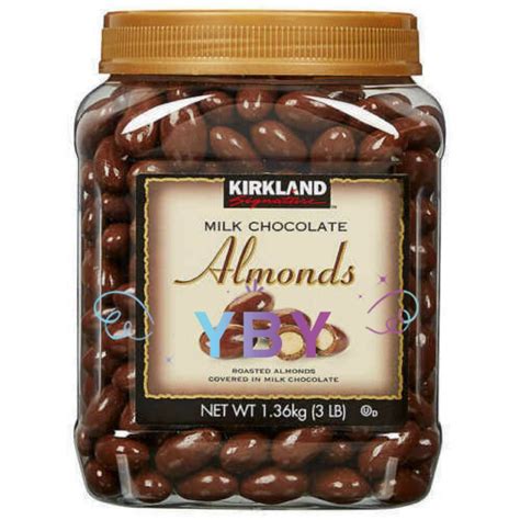Kirkland Signature Milk Chocolate Almonds Milk Chocolate Raisins 3 LB