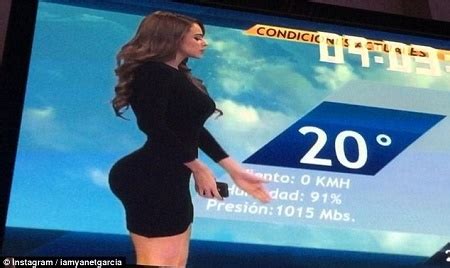 World S Hottest Weather Reporter With Massive Bum Leaves Viewers