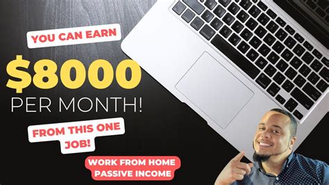 $8,000/Month Work from Home Job Remote Job No Experience NEEDED