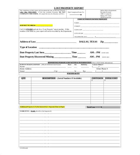 The royal malaysian police (abbreviation: 19+ Sample Police Report Templates - PDF, DOC | Police ...