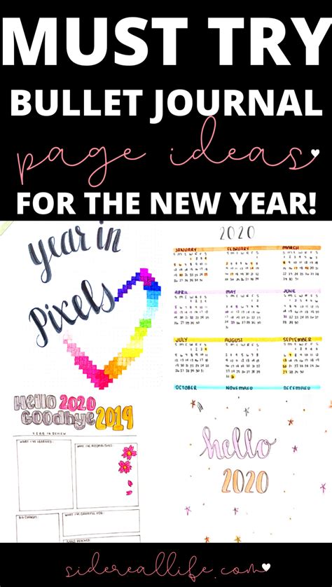 The Best 2020 Bullet Journal Pages To Try This Year