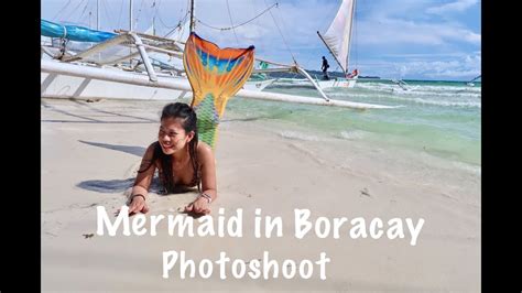 Mermaid In Boracay Youtube