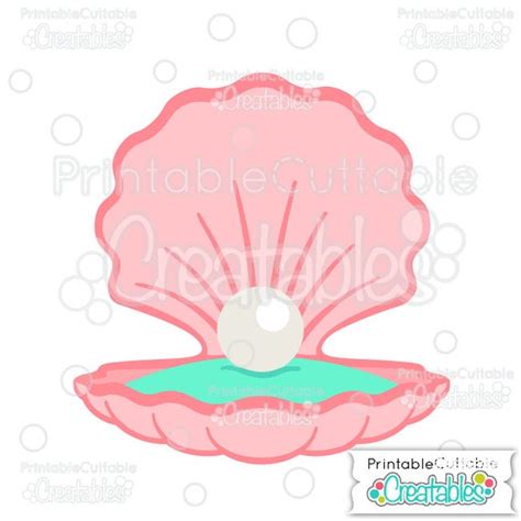 Open Clam Shell Clip Art