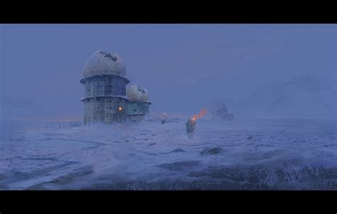 Artstation Winter Wasteland Apocalypse Concept